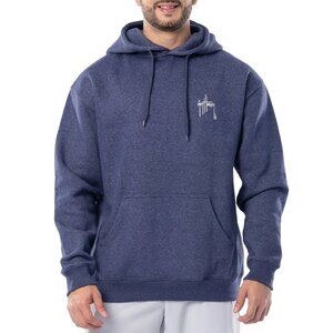 New Guy Harvey Men's Rig Masters Fleece Hoodie , Size Large